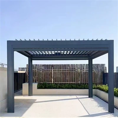 Aluminijska pergola bijele boje